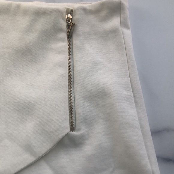 Wishlist White Envelope Wrap Skort Shorts Size Large - Picture 2 of 10